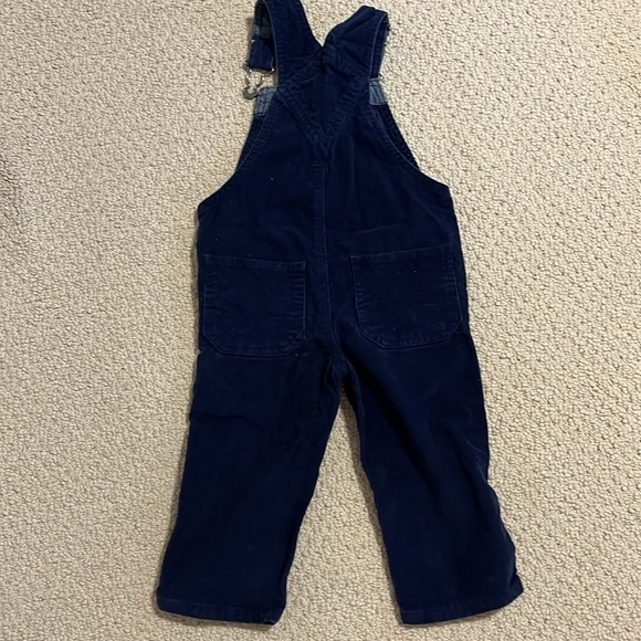 Gap Denim 18-24 month navy/dark corduroy blue overalls in great condition - Picture 2 of 3
